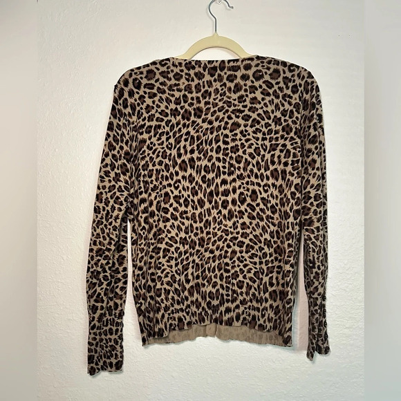192. Apt. 9 Animal Print Sweater Top - Picture 8 of 12